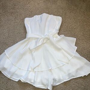 Princess Polly White Layered Kids Dress